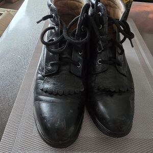 Ariat Black Leather Womens Riding Boots